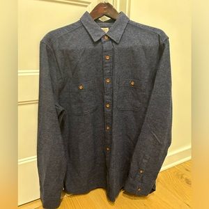 Faherty super brushed flannel shirt, size large